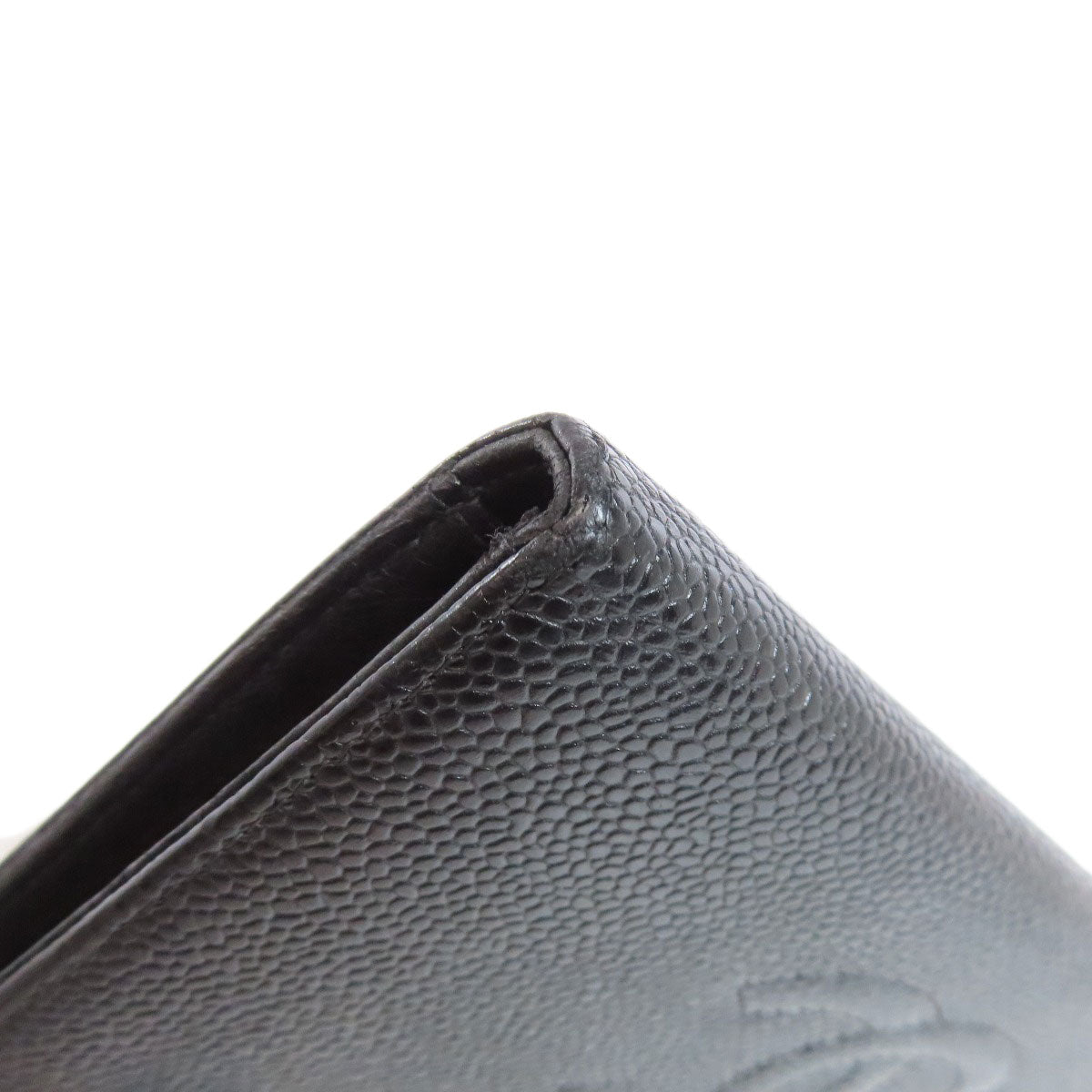 CHANEL シャネル ココマーク がま口財布 長財布（小銭入れあり） グレインド カーフスキン レディース 中古
