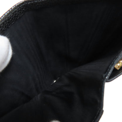 CHANEL シャネル ココマーク がま口財布 長財布（小銭入れあり） グレインド カーフスキン レディース 中古