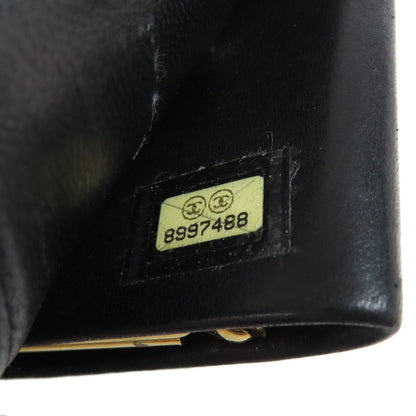 CHANEL シャネル ココマーク がま口財布 長財布（小銭入れあり） グレインド カーフスキン レディース 中古
