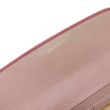 MIUMIU ミュウミュウ ロゴ リボン 長財布（小銭入れあり） レザー レディース 中古