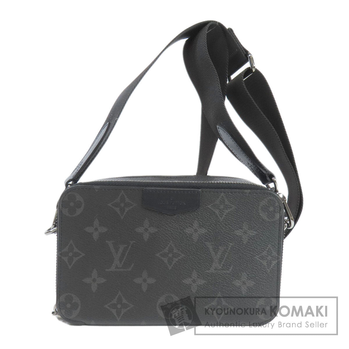 LOUIS VUITTON ルイヴィトン M81260 アルファ・ウェアラブル ショルダーバッグ モノグラムエクリプス メンズ 中古