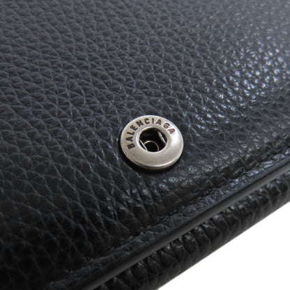 BALENCIAGA バレンシアガ 664037 3つ折り財布 ミニウォレット 二つ折り財布（小銭入れあり） レザー レディース 中古
