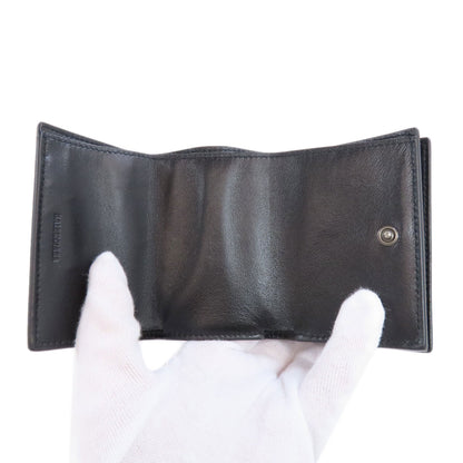 BALENCIAGA バレンシアガ 664037 3つ折り財布 ミニウォレット 二つ折り財布（小銭入れあり） レザー レディース 中古
