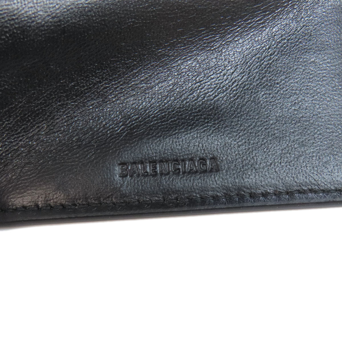 BALENCIAGA バレンシアガ 664037 3つ折り財布 ミニウォレット 二つ折り財布（小銭入れあり） レザー レディース 中古