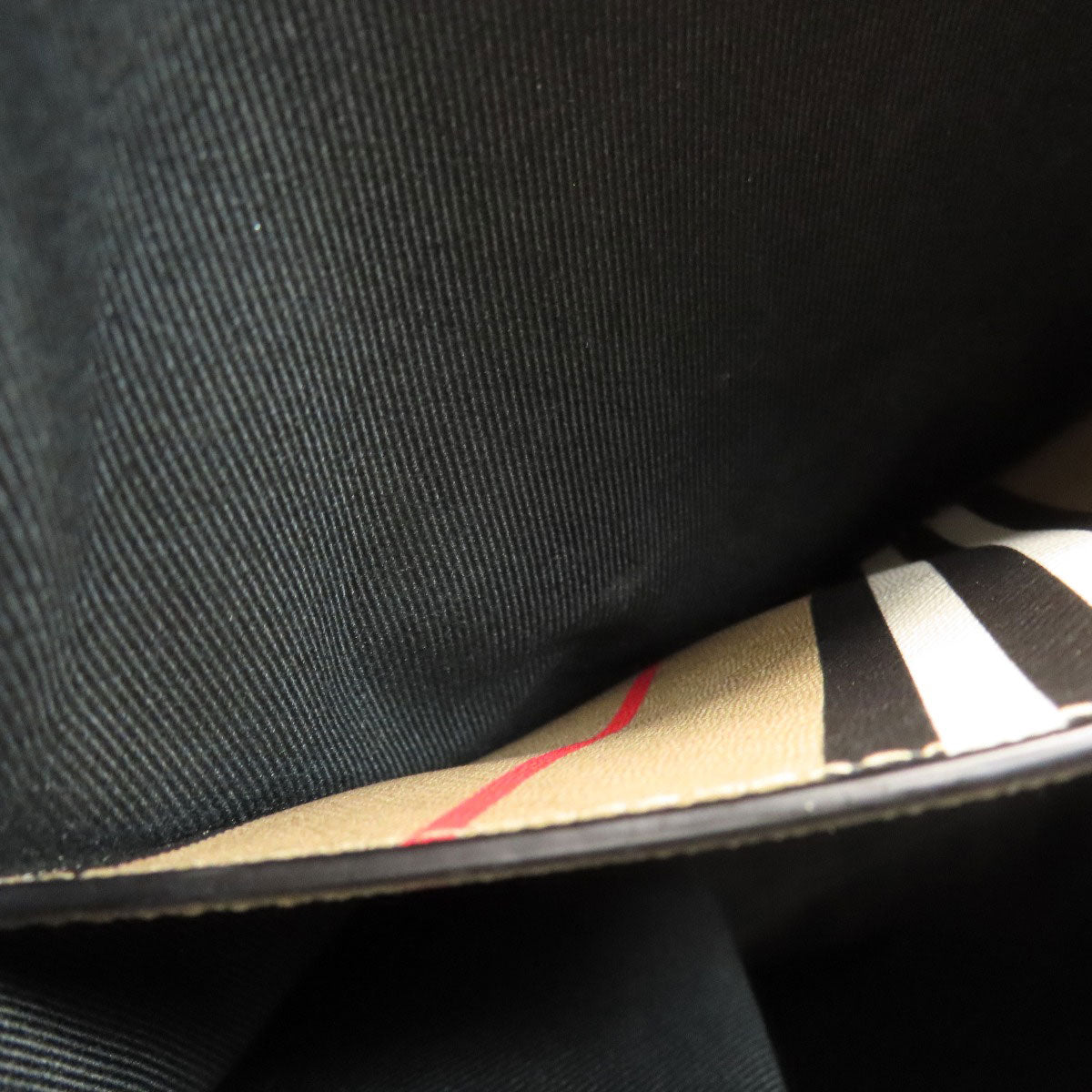 BURBERRY バーバリー ストライプ トートバッグ PVC レディース 中古