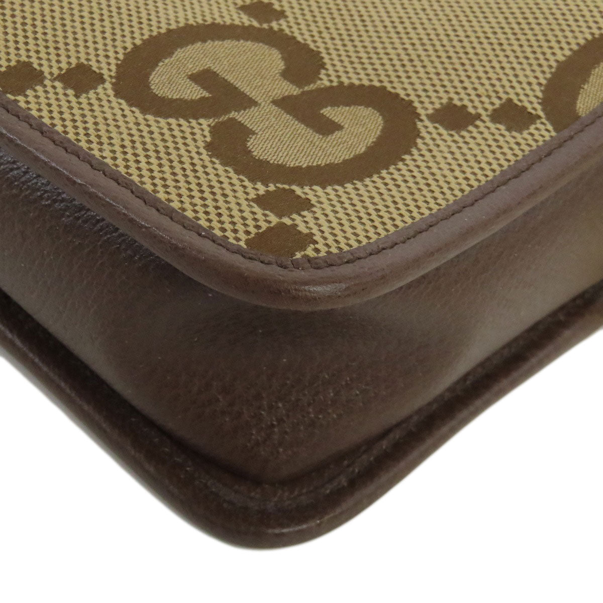 GUCCI グッチ 696075 ジャンボGG ミニバッグ ショルダーバッグ キャンバス レディース 中古