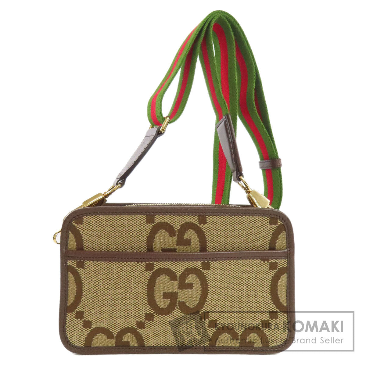 GUCCI グッチ 696075 ジャンボGG ミニバッグ ショルダーバッグ キャンバス レディース 中古
