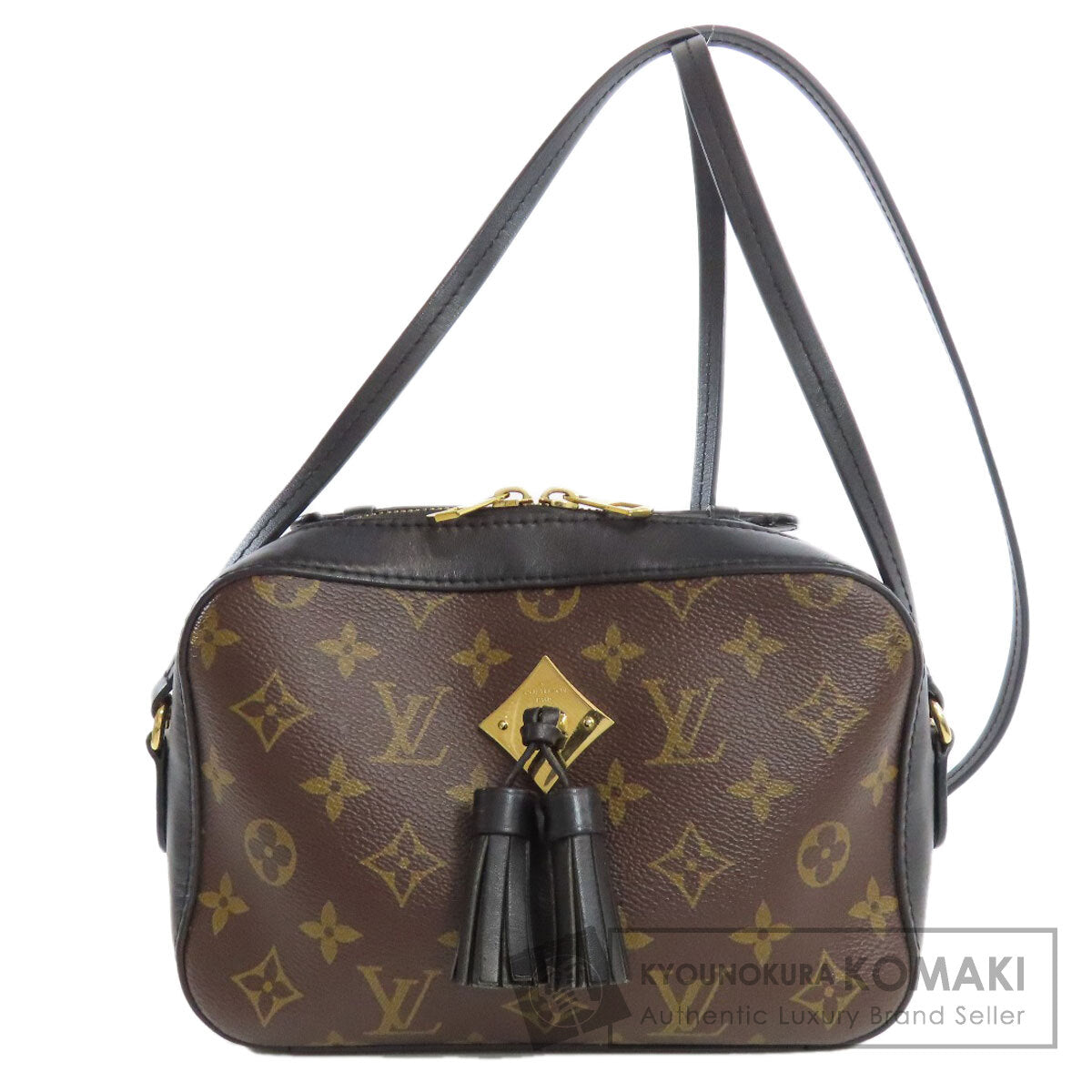 LOUIS VUITTON ルイヴィトン M43555 サントンジュ ショルダーバッグ モノグラムキャンバス レディース 中古
