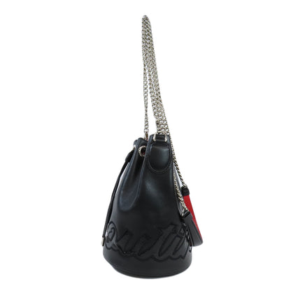 Christian Louboutin クリスチャンルブタン マリージェーン バケット ショルダーバッグ カーフ レディース 中古