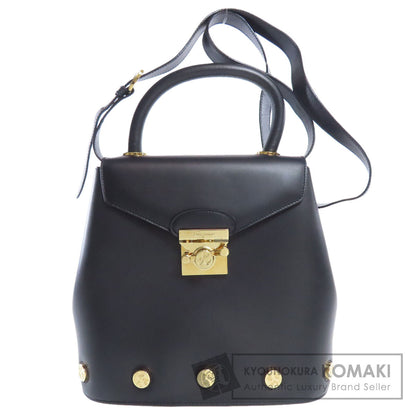 Salvatore Ferragamo サルヴァトーレフェラガモ 2WAY ハンドバッグ レザー レディース 中古