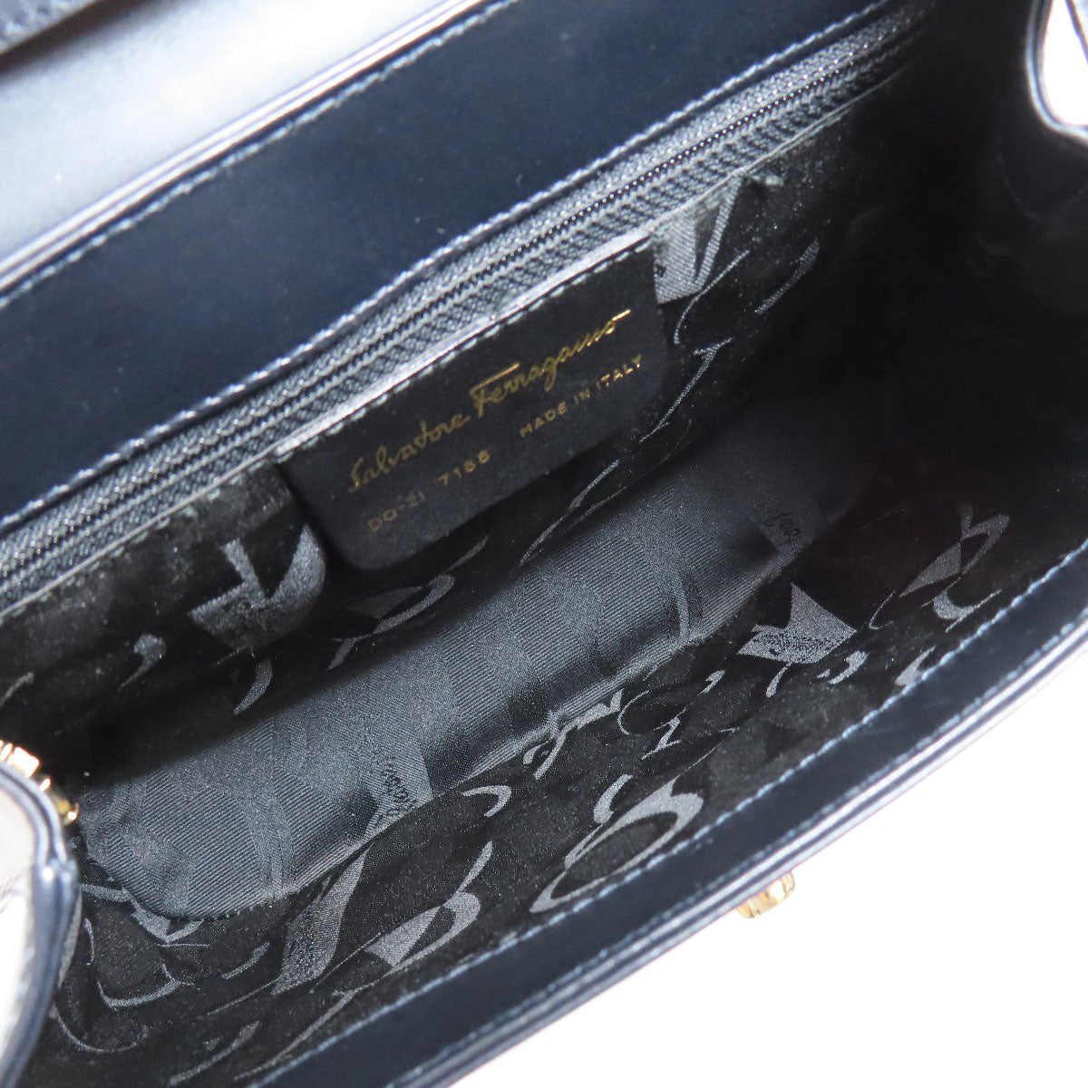 Salvatore Ferragamo サルヴァトーレフェラガモ 2WAY ハンドバッグ レザー レディース 中古
