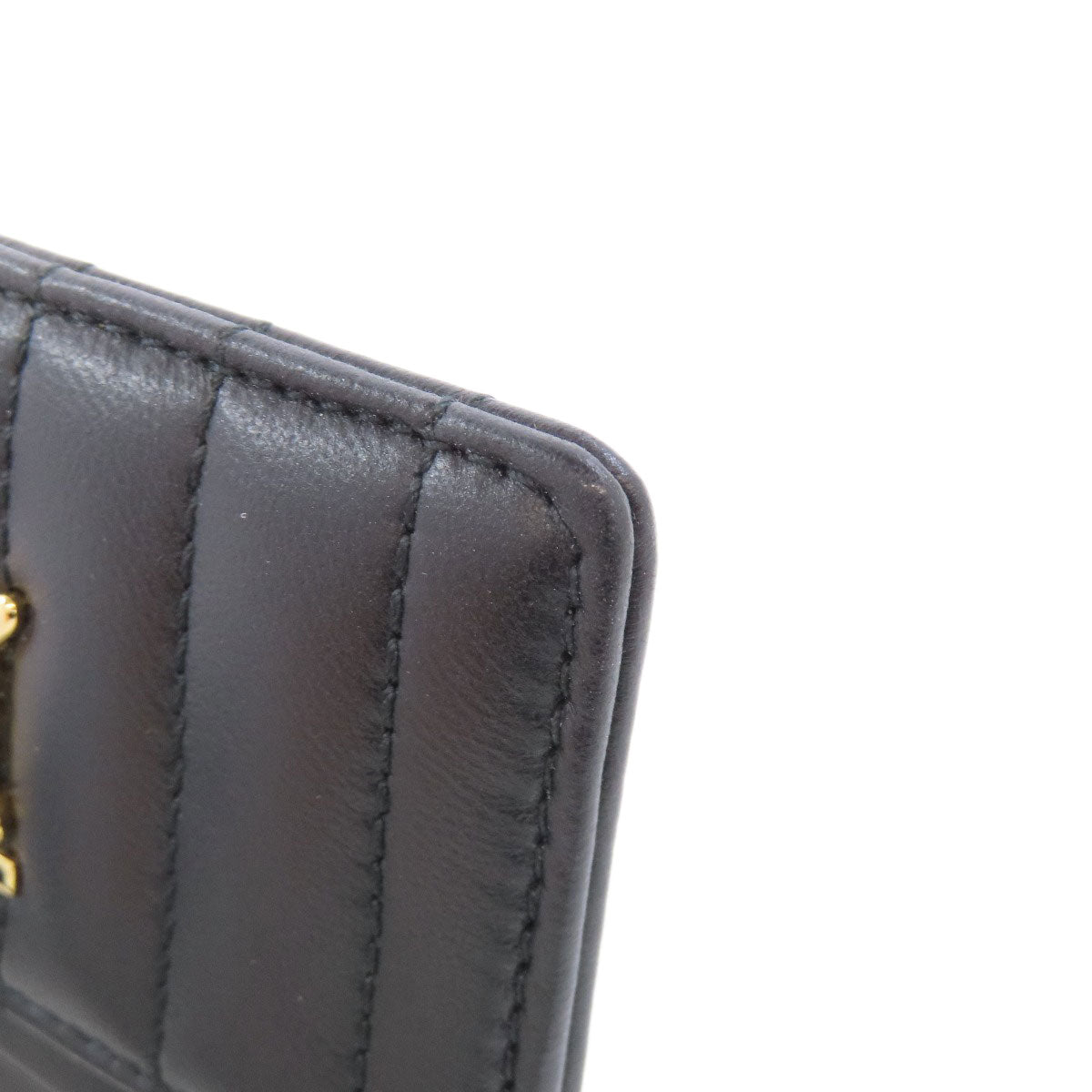 BURBERRY バーバリー ロゴ カードケース レザー レディース 中古