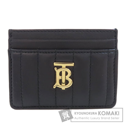 BURBERRY バーバリー ロゴ カードケース レザー レディース 中古