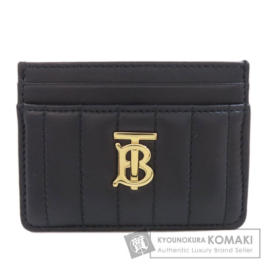 BURBERRY バーバリー ロゴ カードケース レザー レディース 中古