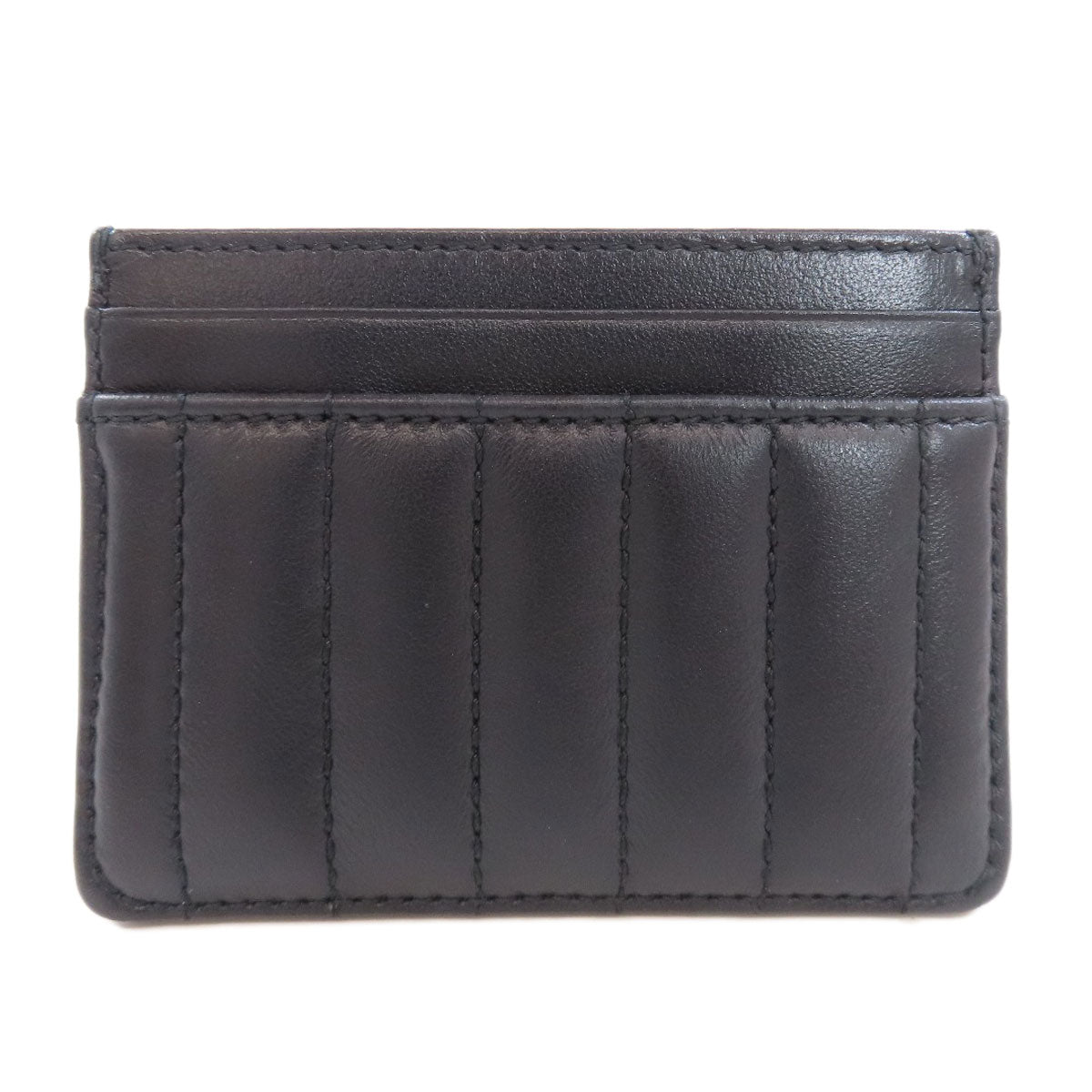 BURBERRY バーバリー ロゴ カードケース レザー レディース 中古