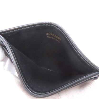 BURBERRY バーバリー ロゴ カードケース レザー レディース 中古