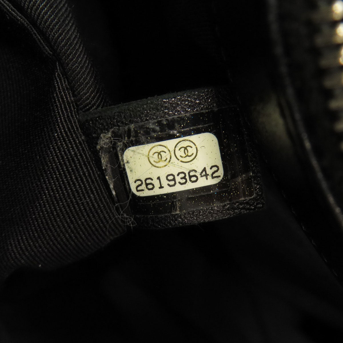 CHANEL シャネル マトラッセ チェーンバッグ シルバー金具 トートバッグ ラムスキン レディース 中古