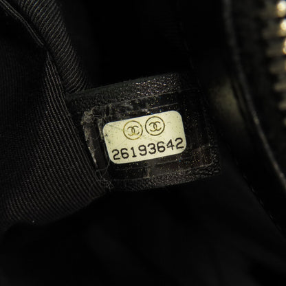 CHANEL シャネル マトラッセ チェーンバッグ シルバー金具 トートバッグ ラムスキン レディース 中古