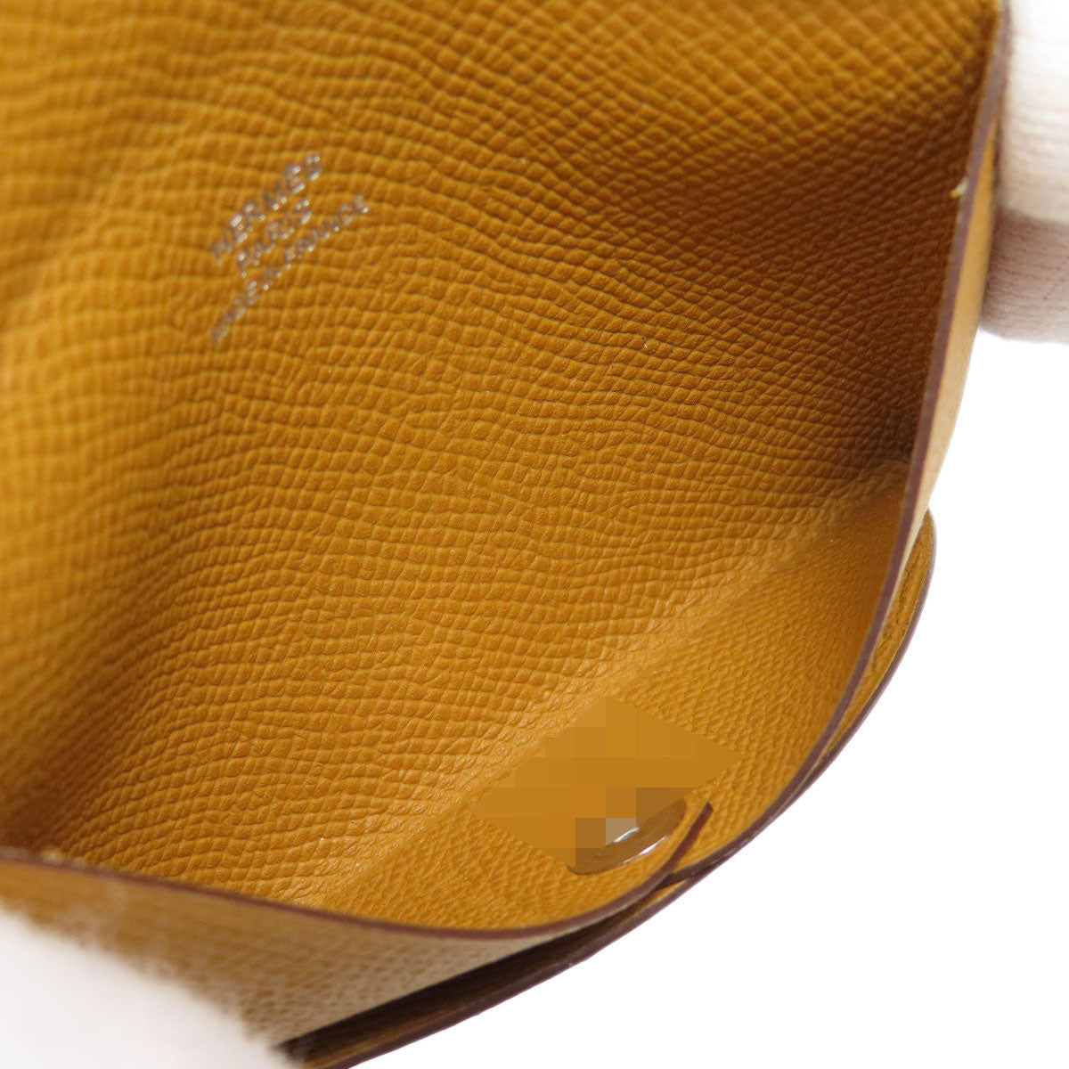 HERMES エルメス カルヴィ シルバー金具 カードケース エプソン レディース 中古