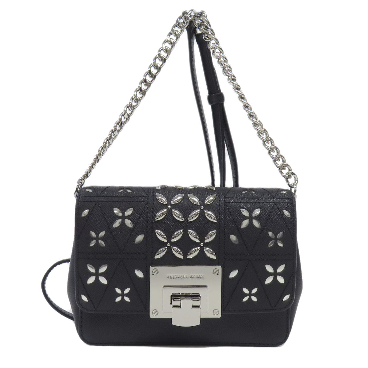 MICHAEL MICHAEL KORS マイケルマイケルコース ロゴ ショルダーバッグ PVC レディース 中古