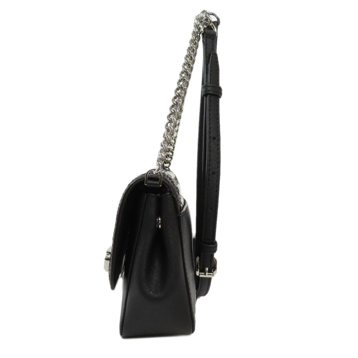 MICHAEL MICHAEL KORS マイケルマイケルコース ロゴ ショルダーバッグ PVC レディース 中古