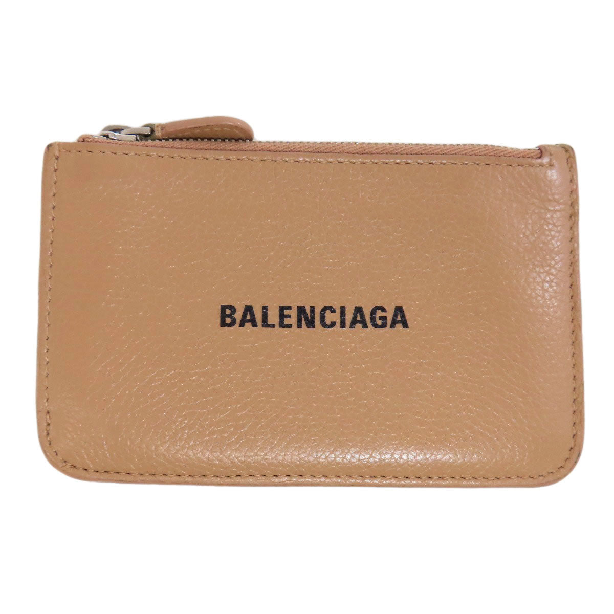 BALENCIAGA バレンシアガ 637130 ロゴ コインケース レザー レディース 中古