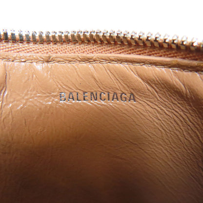 BALENCIAGA バレンシアガ 637130 ロゴ コインケース レザー レディース 中古