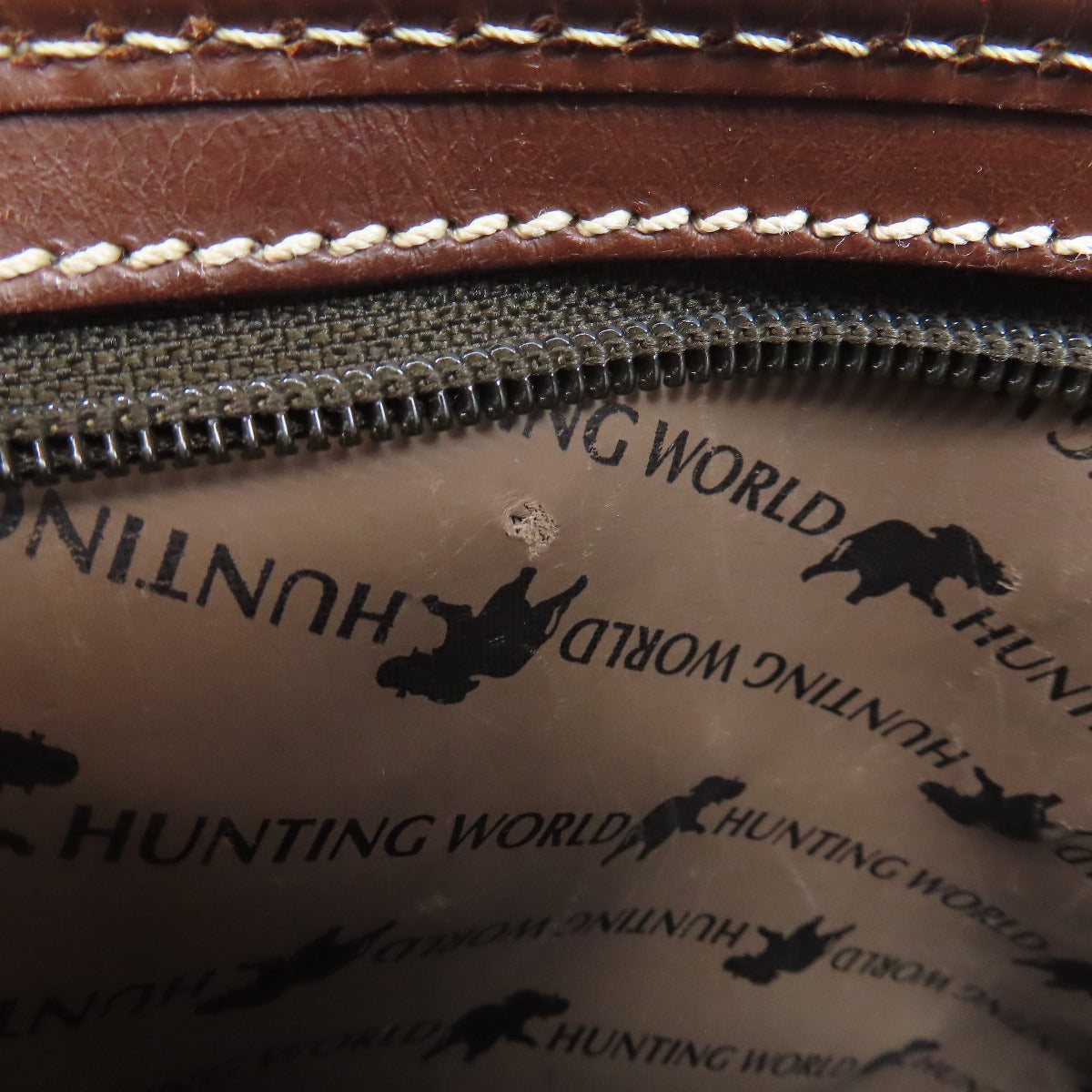 HUNTING WORLD ハンティングワールド ロゴ トートバッグ キャンバス レディース 中古
