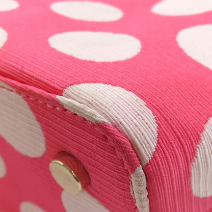 kate spade ケイトスペード ドット柄 2WAY ハンドバッグ キャンバス レディース 中古