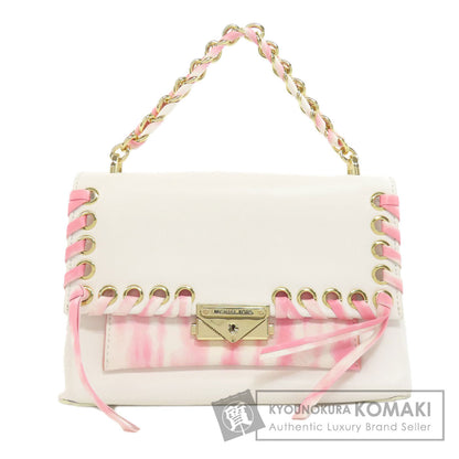 Michael Kors マイケルコース ロゴ ハンドバッグ レザー レディース 中古