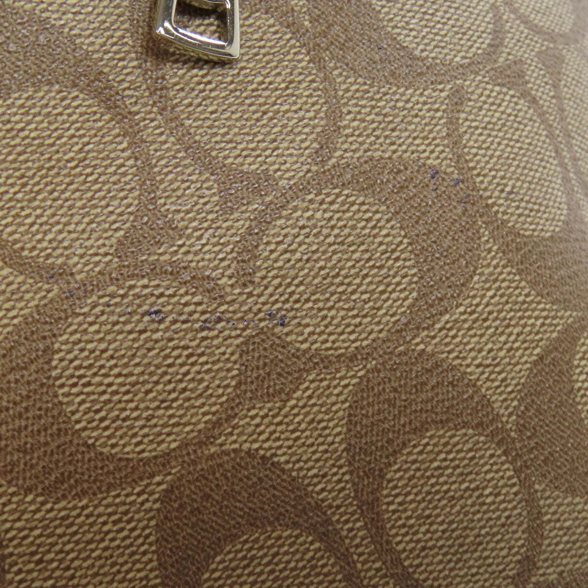 COACH コーチ F31477 シグネチャー 2WAY ショルダーバッグ PVC レディース 中古
