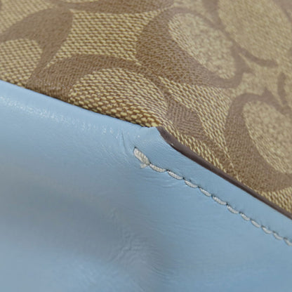 COACH コーチ F31477 シグネチャー 2WAY ショルダーバッグ PVC レディース 中古