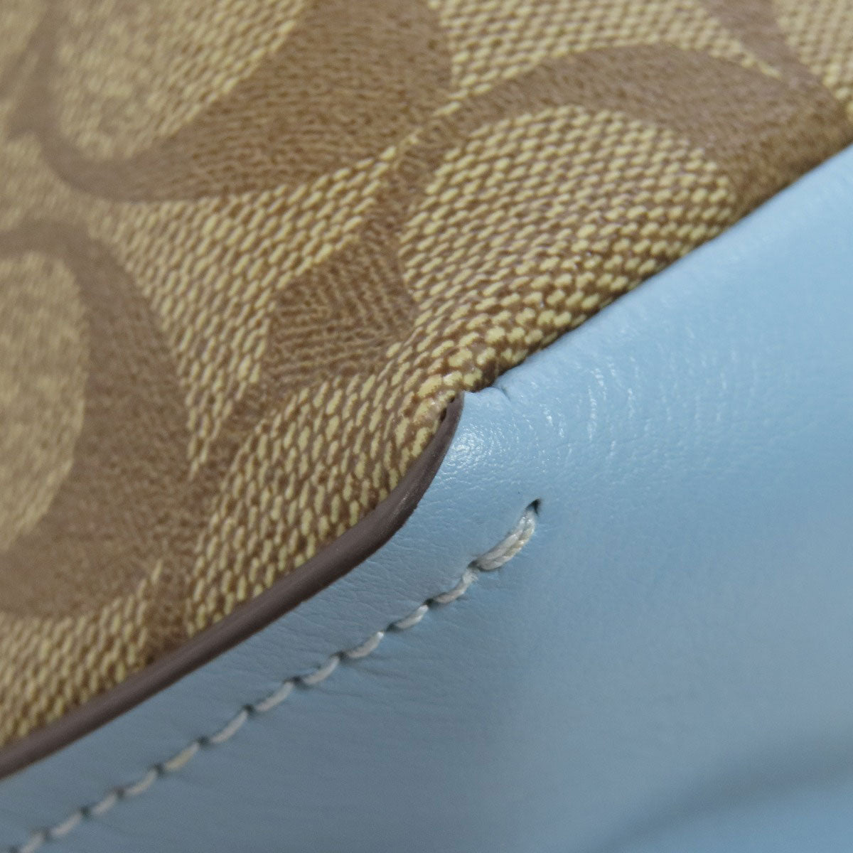 COACH コーチ F31477 シグネチャー 2WAY ショルダーバッグ PVC レディース 中古