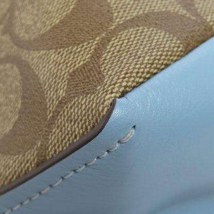 COACH コーチ F31477 シグネチャー 2WAY ショルダーバッグ PVC レディース 中古
