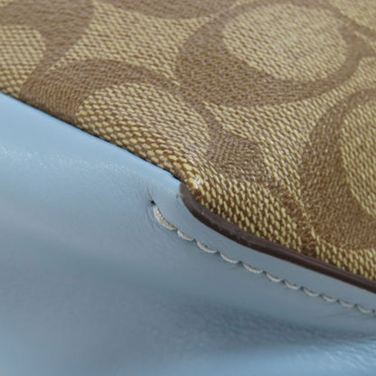COACH コーチ F31477 シグネチャー 2WAY ショルダーバッグ PVC レディース 中古