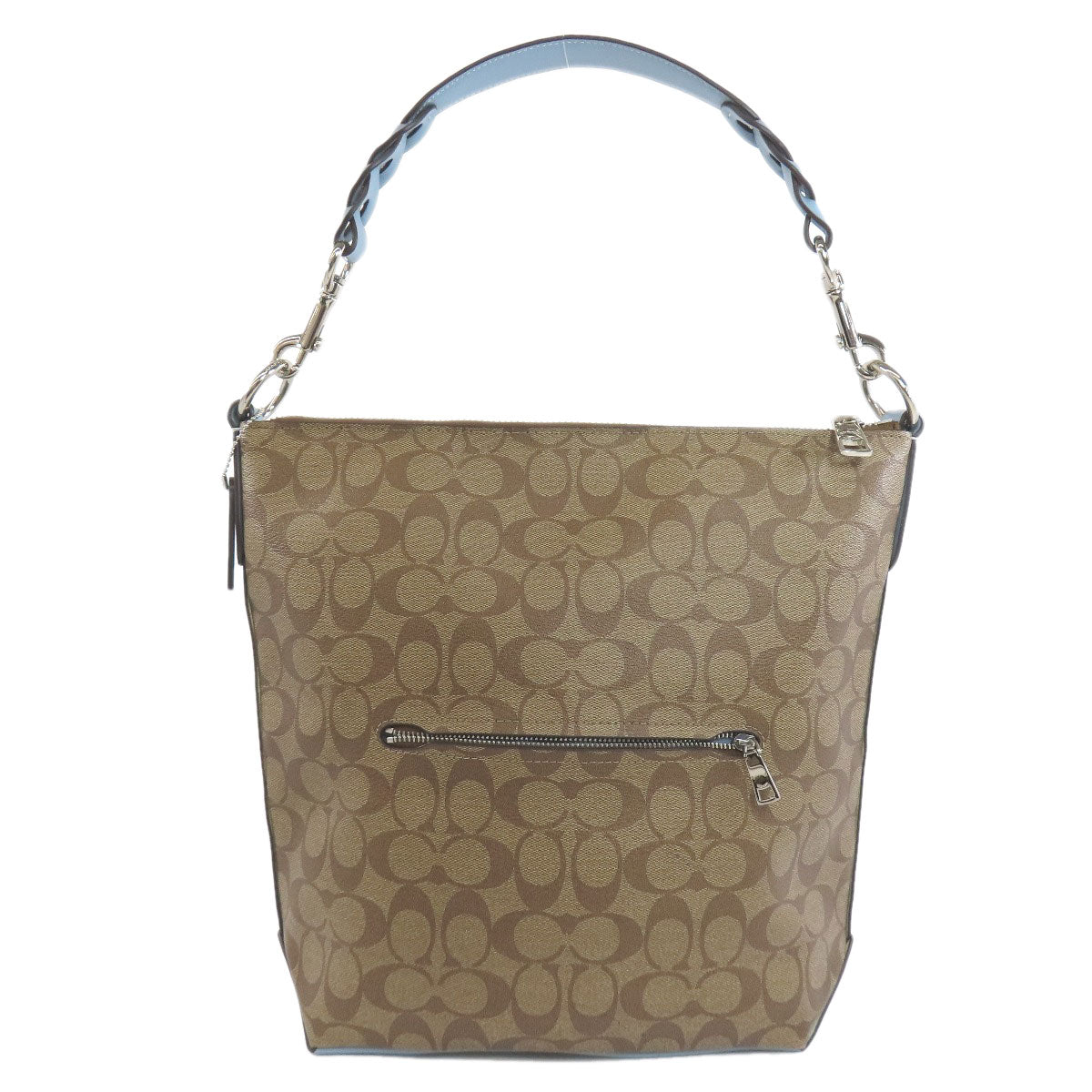 COACH コーチ F31477 シグネチャー 2WAY ショルダーバッグ PVC レディース 中古