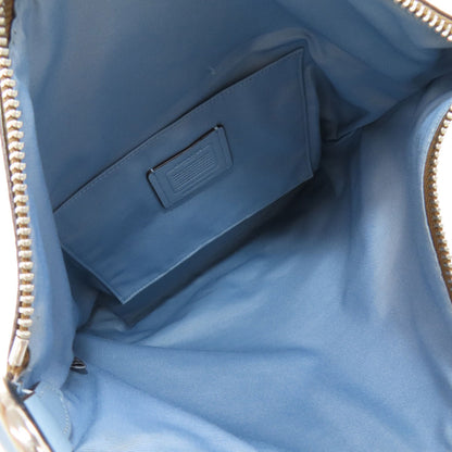COACH コーチ F31477 シグネチャー 2WAY ショルダーバッグ PVC レディース 中古