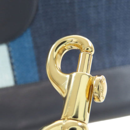 COACH コーチ CA593 デンプシー 2WAY トートバッグ ストロー レディース 中古