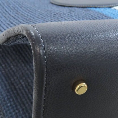 COACH コーチ CA593 デンプシー 2WAY トートバッグ ストロー レディース 中古