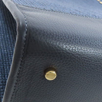 COACH コーチ CA593 デンプシー 2WAY トートバッグ ストロー レディース 中古