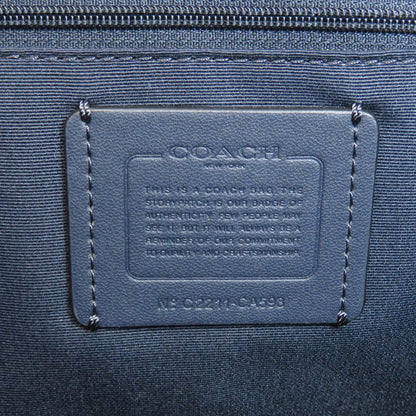 COACH コーチ CA593 デンプシー 2WAY トートバッグ ストロー レディース 中古