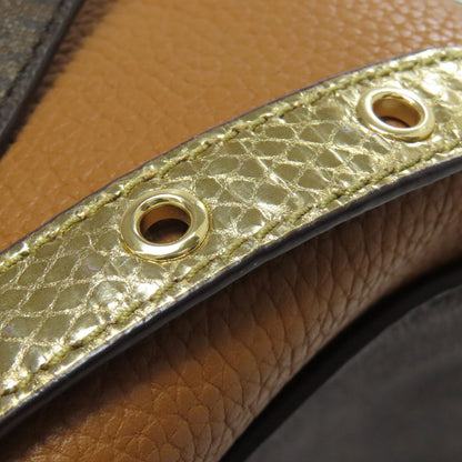 Michael Kors マイケルコース MKシグネチャー 2WAY ハンドバッグ PVC レディース 中古