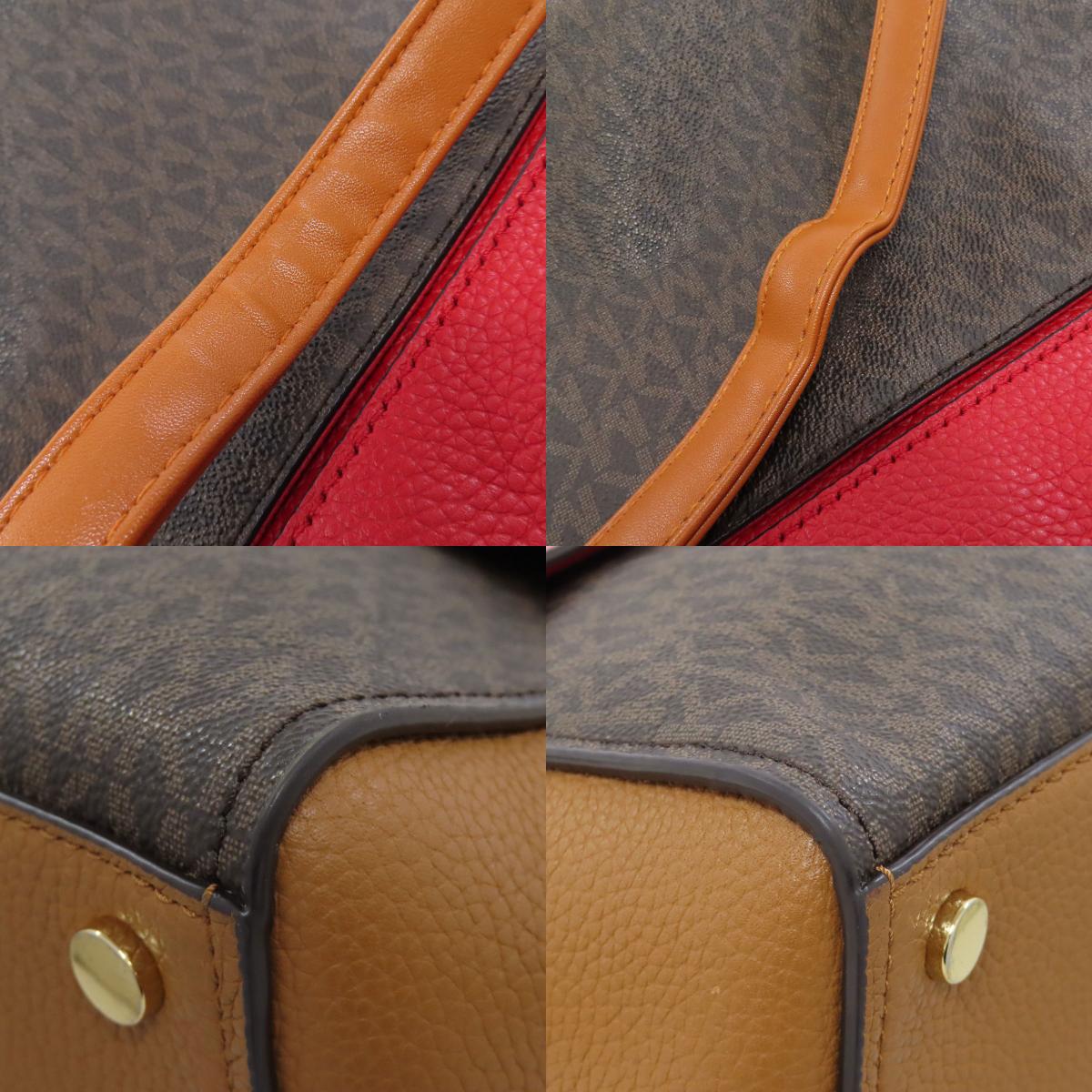 Michael Kors マイケルコース MKシグネチャー 2WAY ハンドバッグ PVC レディース 中古