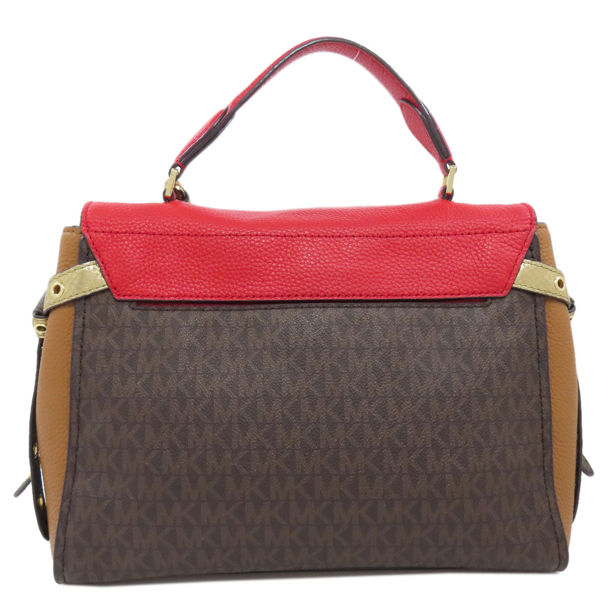 Michael Kors マイケルコース MKシグネチャー 2WAY ハンドバッグ PVC レディース 中古