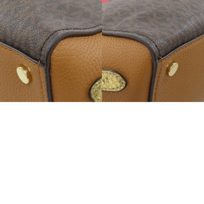 Michael Kors マイケルコース MKシグネチャー 2WAY ハンドバッグ PVC レディース 中古