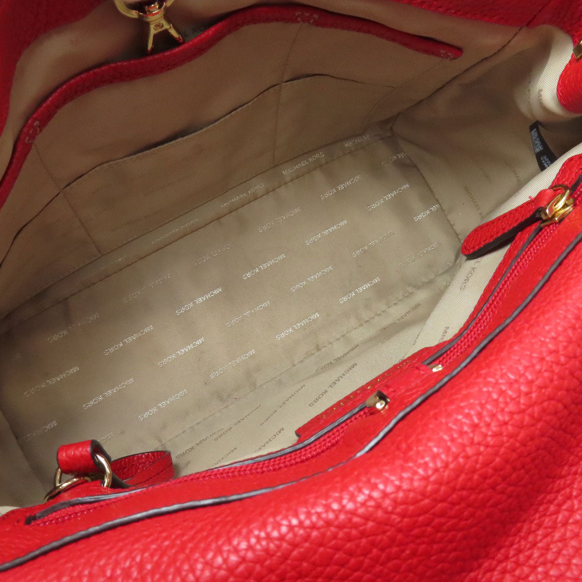 Michael Kors マイケルコース MKシグネチャー 2WAY ハンドバッグ PVC レディース 中古