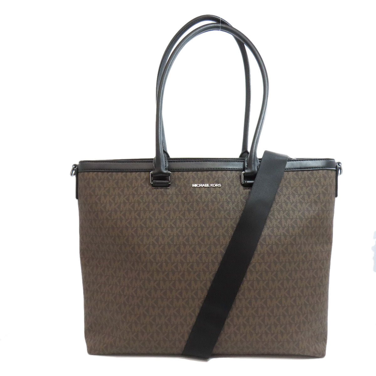 Michael Kors マイケルコース MKシグネチャー トートバッグ PVC レディース 中古