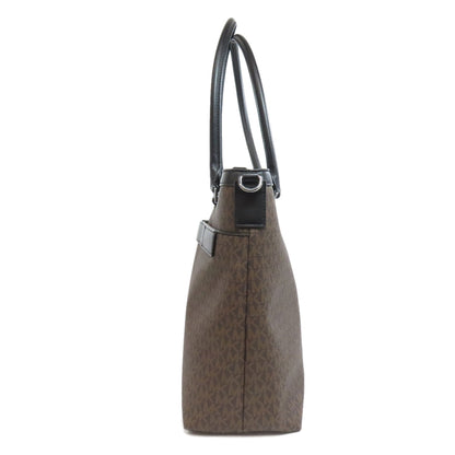 Michael Kors マイケルコース MKシグネチャー トートバッグ PVC レディース 中古