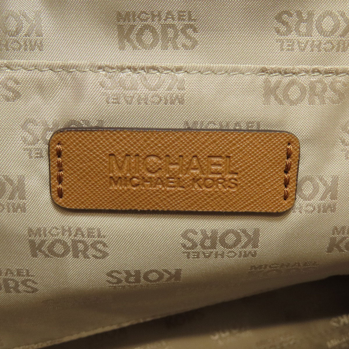 MICHAEL MICHAEL KORS マイケルマイケルコース MKシグネチャー 2WAY トートバッグ PVC レディース 中古