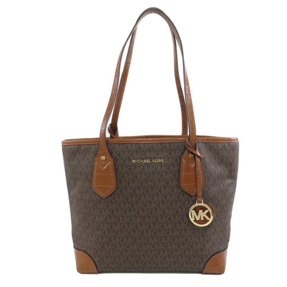Michael Kors マイケルコース MKシグネチャー トートバッグ PVC レディース 中古